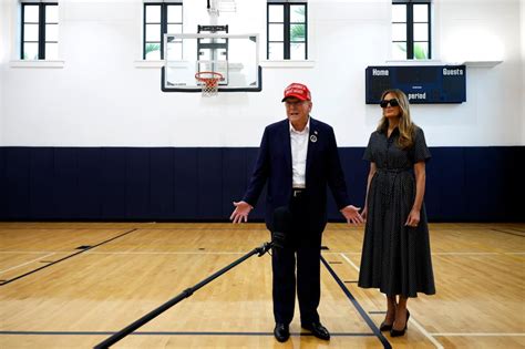 melania dior|Melania Trump wears Dior to cast vote with husband Donald .